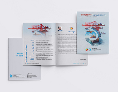 Annual Report Design ui visual identity