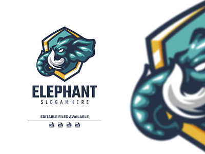 ELEPHANT LOGOS branding elephant graphic design logo