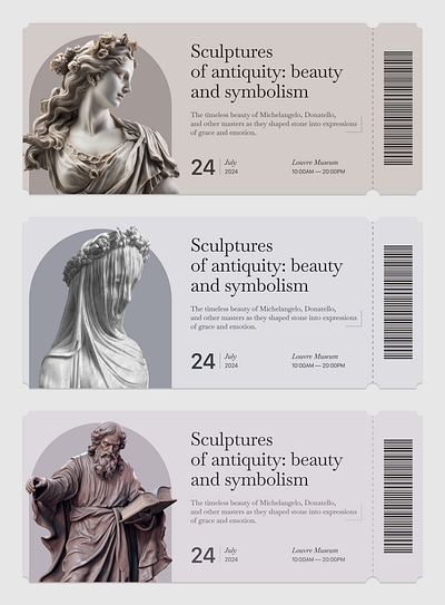 Museum Tickets design graphic design illustration museum ticket ticket design tickets typography ui