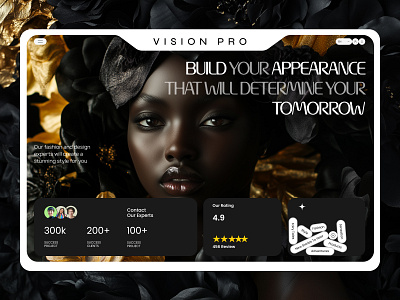 Fashion design concept branding design fashion graphic design landing minimalism ui мода