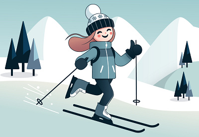 Ski Girl Cartoon Stock Illustration big sale cartoon cartoonsaz character design digital art digital drawing girl cartoon girl skiing graphic design illustration logo ready to download file sale ski girl stock illustration stock vector vector vector art vector for sale vectorize