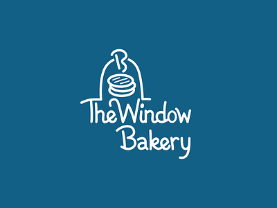 The Window Bakery Logo bakery branding creative custom design graphic design logo modern simple typography whimsical