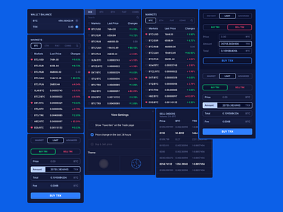 EXMO trading UI cryptotrading elements ui