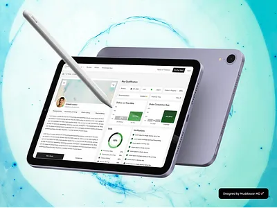 Hubproof - Profile Dashboard UI UX Design by Muddassar MD business intelligence ui