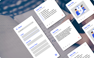 Daily UI #065-Notes Widget dailyui dailyui 065 dailyui065 ui ux