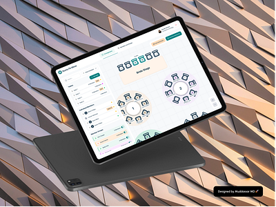 Seat's in Wedding - Management Light Dashboard UI UX Design professional design