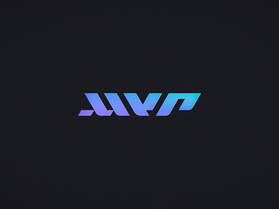 MVP logo future futuristic hitech lettering letters logo minimalistic mvp technology