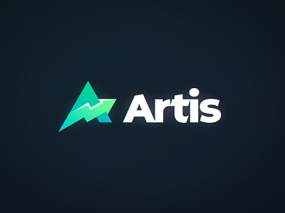 Artis A logo corporation crypto futuristic gambling investment investments logo web3