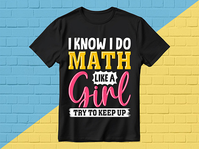 Math T-shirt Design customdesign customtshirt designer designers etsy girl graphic design keepup logo math murchbyamazon textdesign tshirt tshirtdesign tshirtdesigner tshirts typographydesign