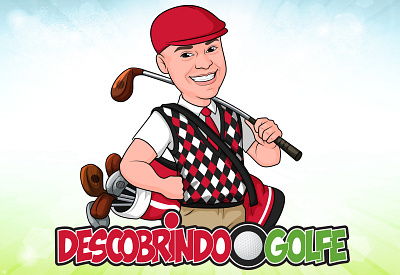 Golfer Cartoon Portrait Logo Design branding cartoon cartoon character cartoon gift cartoon portrait cartoon portrait logo cartoonsaz character design design digital art digital drawing digital drwaing golfer graphic design illustration logo logo desgin portrait character portraits vector