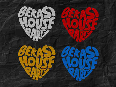 Handlettering design for bekasi house party bold text branding brandinglogo costum logo costum text design graffiti graphic design hand handlettering illustration lettering logo logotype motion graphics typography ui y2k