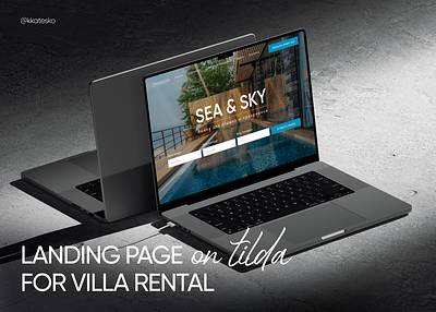 Landing page | Sea&Sky design graphic design landing landing page site tilda ui web design