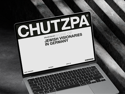 CHUTZPA | Website Design animated bold brutal clean community culture design event interactive website layouts network site typography ui ux webdesign webflow website