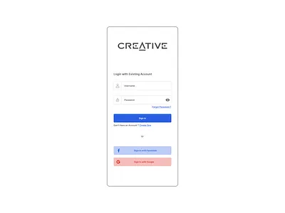 UI Challenge: A simple login and register screen challenge design ui ux