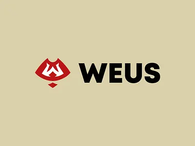 WEUS logo - FOR SALE branding clothing design esports gaming graphic design illustration lettering logo logodesign marketing mascot ui vector weus