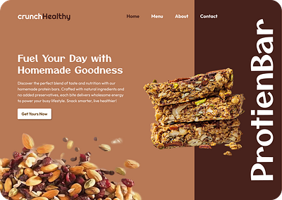 Landing page design attractive design branding health website hero section landing landing page modern design modern trends ui design