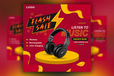 Flash Sale branding design graphic design product design social media post