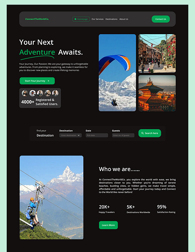 Travel Website exploration