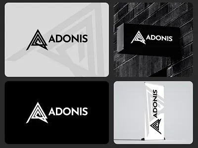 Adonis logo branding graphic design logo