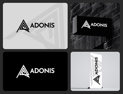 Adonis logo branding graphic design logo