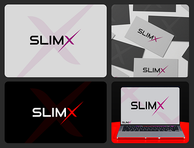 Slimx logo branding graphic design logo