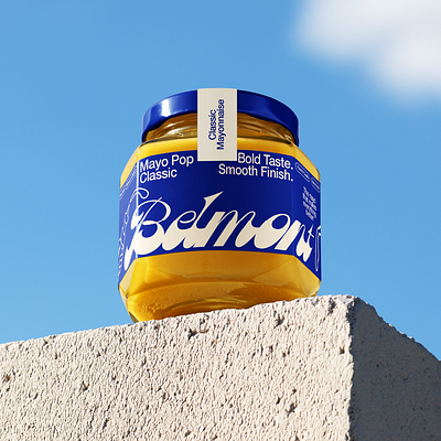 Belmont | Mayonnaise | Branding | Product Design bold brand design brand identity branding branding inspiration design food graphic design identity inspiration label design logo mayonnaise packaging packaging design product design visual visual identity