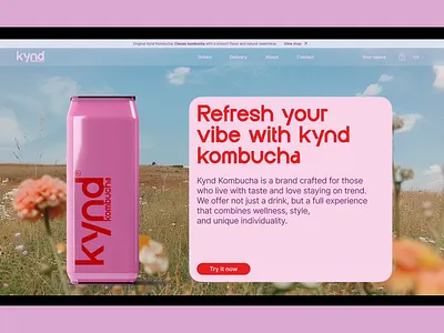 Kombucha Shopping Experience: UI/UX Animation. UI/UX Design animation branding e commerce graphic design interaction design kombucha logo microinteractions mobile app design motion graphics product design prototype purchase flow shopping app ui uiux design user experience ux visual design webflow