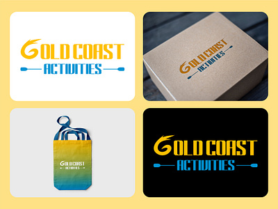 This is a Wordmark Logo Design for a Gold Cost Activities Firm. brand identity branding business canada creative design france gold cost logo graphic design graphic designer italy logo logo designer london professional sr usa