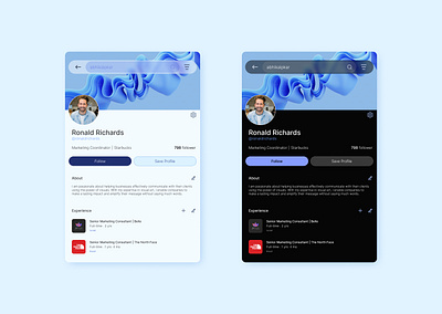 User Profile 007 daily ui daily ui challenge figma auto layout ui daily ui design user profile