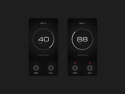 Music Plugin vol. 2 app clean dark design gradient minimal music plugin ui