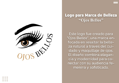 Ojos Bellos graphic design ilustrador logo