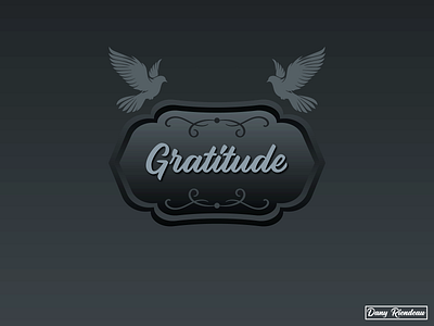 Gratitude ! design graphic design logo vector