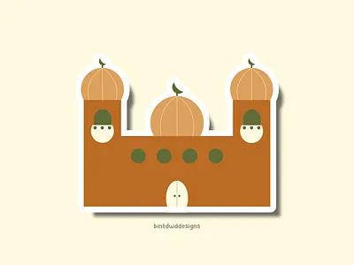 Colorful Masjid Illustrations art cute design digital art drawing graphic design illustration islam islamicart muslim