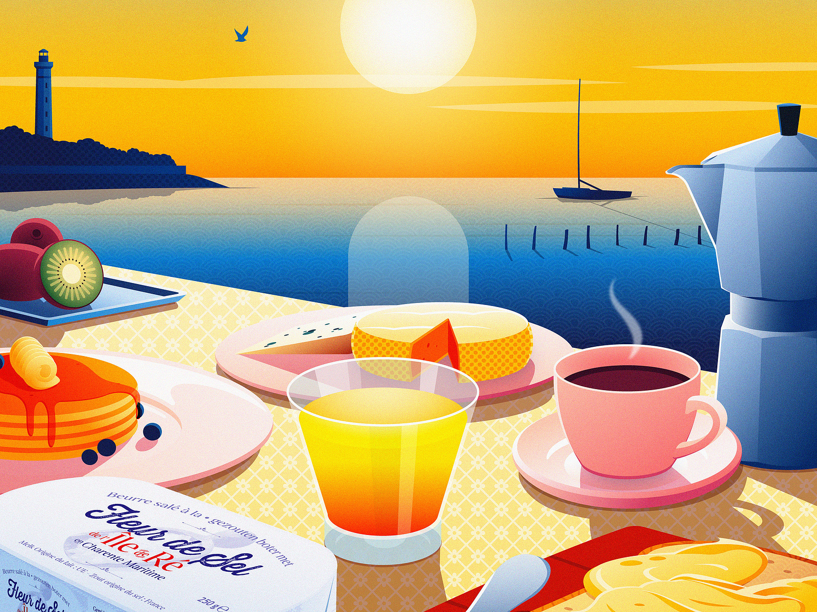 Illustrated Advertisements by Angie Mathot by Artistique International ...