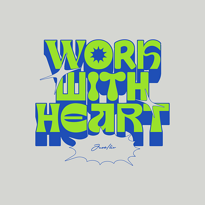 Work With Heart-Logo Design adobe branding click design design logo graphic design ilic ilicjure illustration jure jureilic logo logo design loopwash ui vector