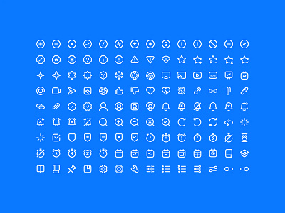 Outline Icons - Lookscout Design System clean design icon set icons lookscout outline ui user interface ux vector