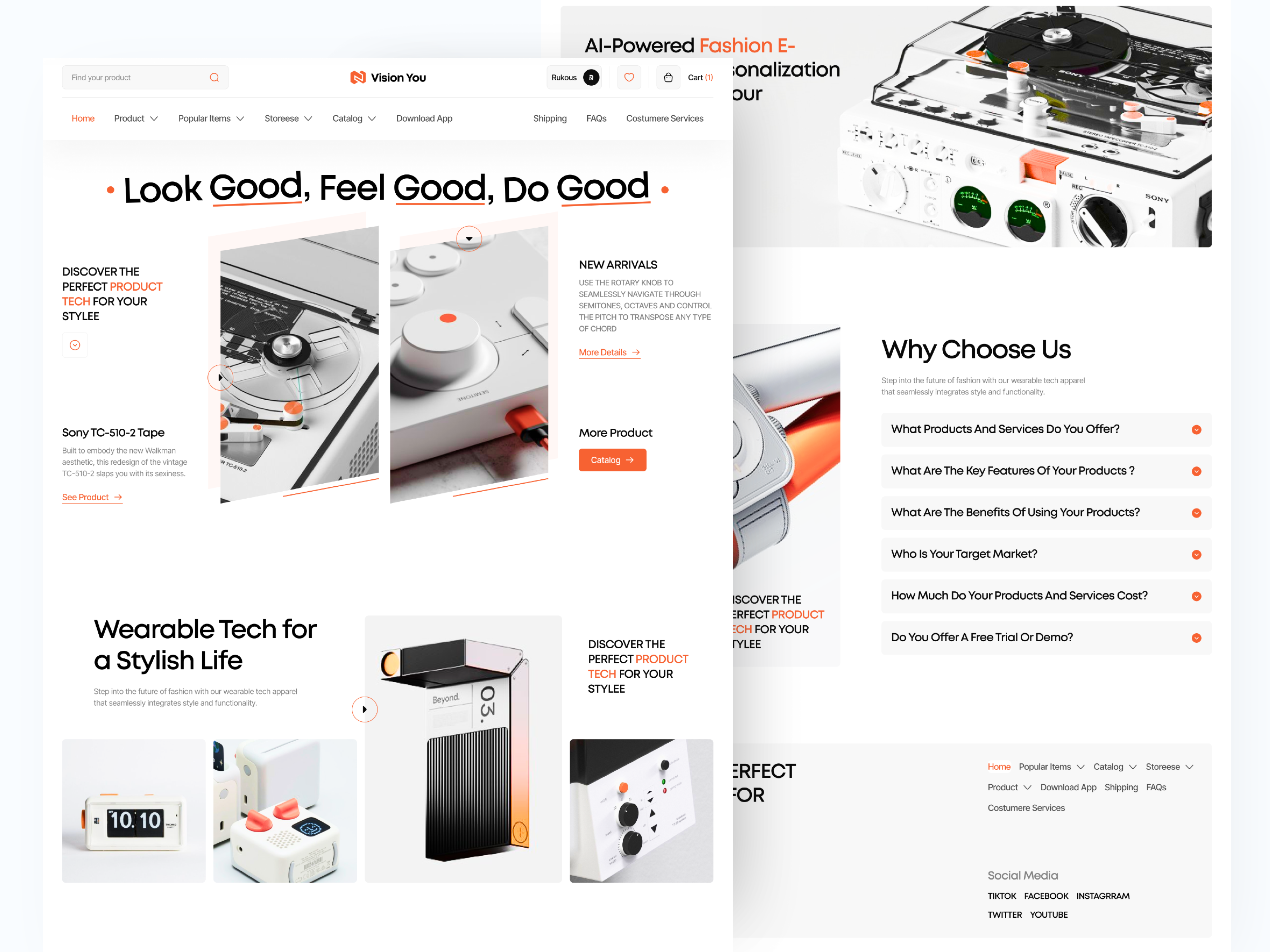 Example of Agency Digital Website UI Design