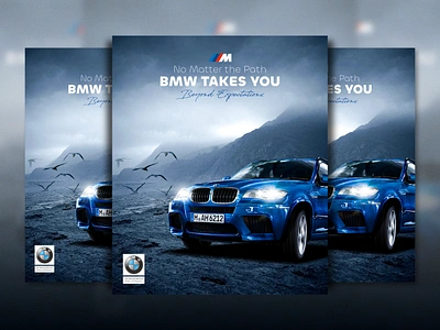 BMW Creative Advertisement Poster Design I Car Ads add banner ads design advertise banner ad bmw bmw car branding car ad car poster design dribbble short facebook poster graphic design instagram ads instagram post manipulation poster social media ad social media poster visual ads