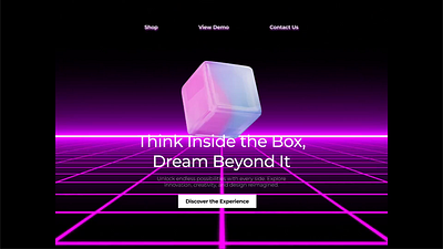 Unleashing Creativity with the Cube: A Bold, Dynamic Web Concept 3danimations boldwebsite creativewebsites digitalbranding dribbbleshots interactivedesign modernux responsiveui uxdesigninspiration webdesign