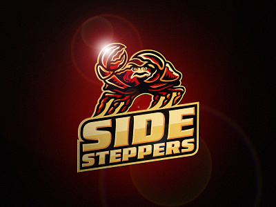 Side Steppers branding crab design digital art graphic design illustration illustrator logo vector