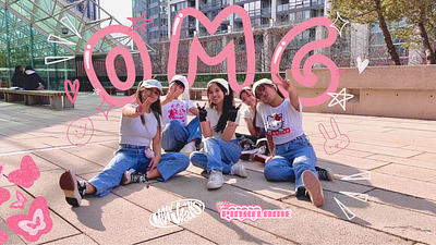 'OMG' Dance Cover Thumbnail graphic design