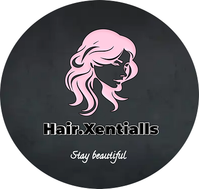 HAIR.XENTIALLS BRAND LOGO DESIGN DONE BY DesignbyDavidJesse branding graphic design logo motion graphics