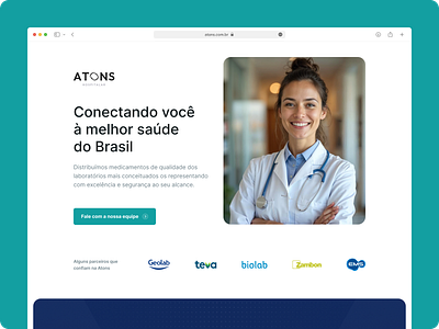 Website redesign for health company brazil design green page health interface medicine ui uidesign website