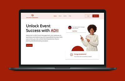 Event Management Platform design event event management figma design party ui uiux uiuxdesign