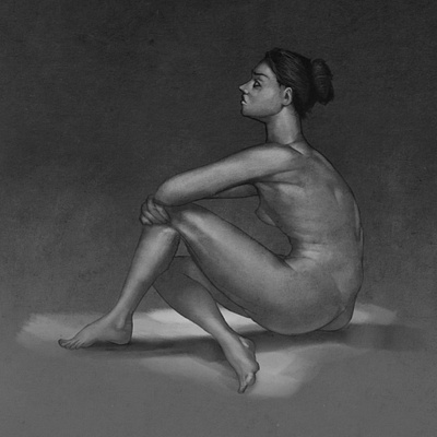 Charcoal Figure Painting Project