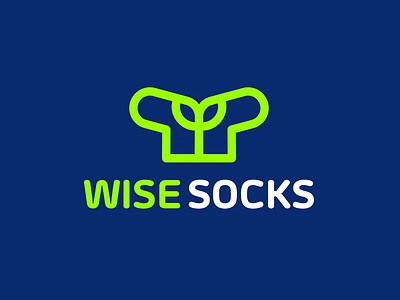 Wise Socks Logo logo owl simplicity smart socks wisdom