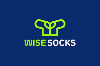 Wise Socks Logo logo owl simplicity smart socks wisdom