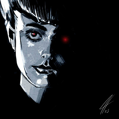 Rachael Replicant bladerunner illustration