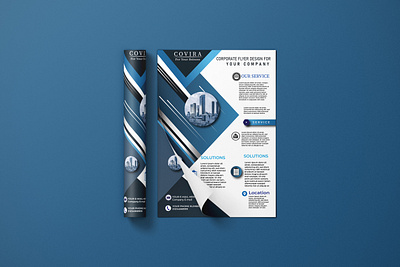 Covira Corporate Flyer design brand design branding business flyer corporate flyer design flyer flyer business flyer design graphic design illustration modern flyer poster poster design trend vector vector design