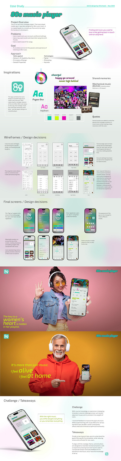 80s music player music player prototype ui